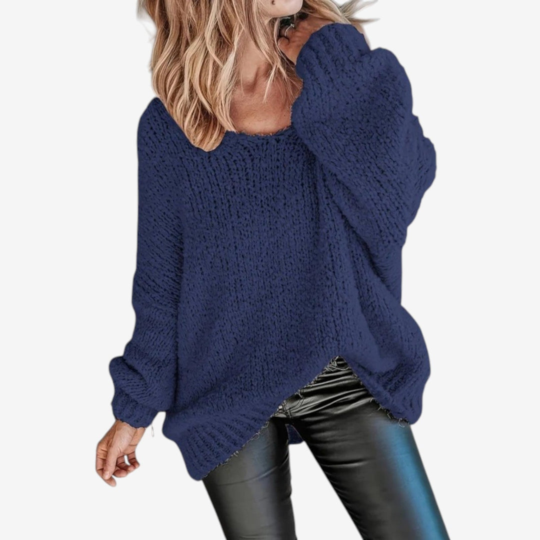 Hasna™ Chic Tricô Oversized