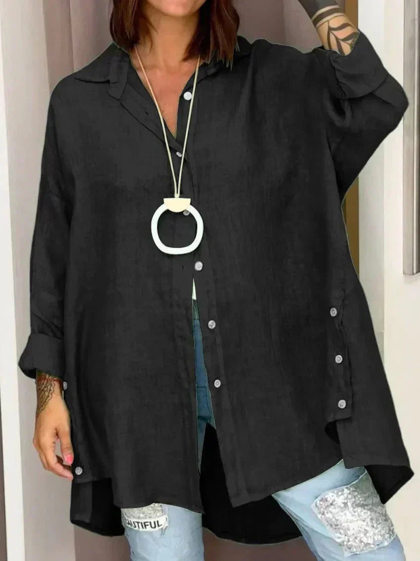 Nadine | Luksus Oversize Skjorte