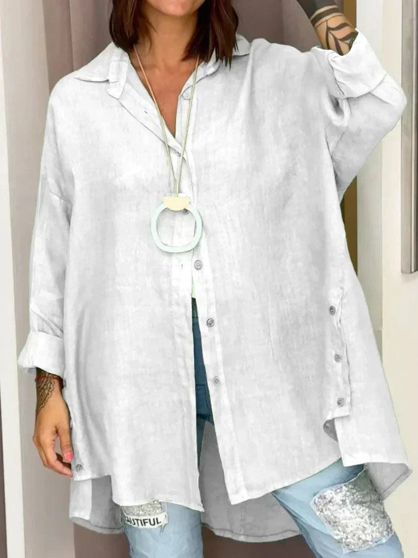 Nadine | Luksus Oversize Skjorte