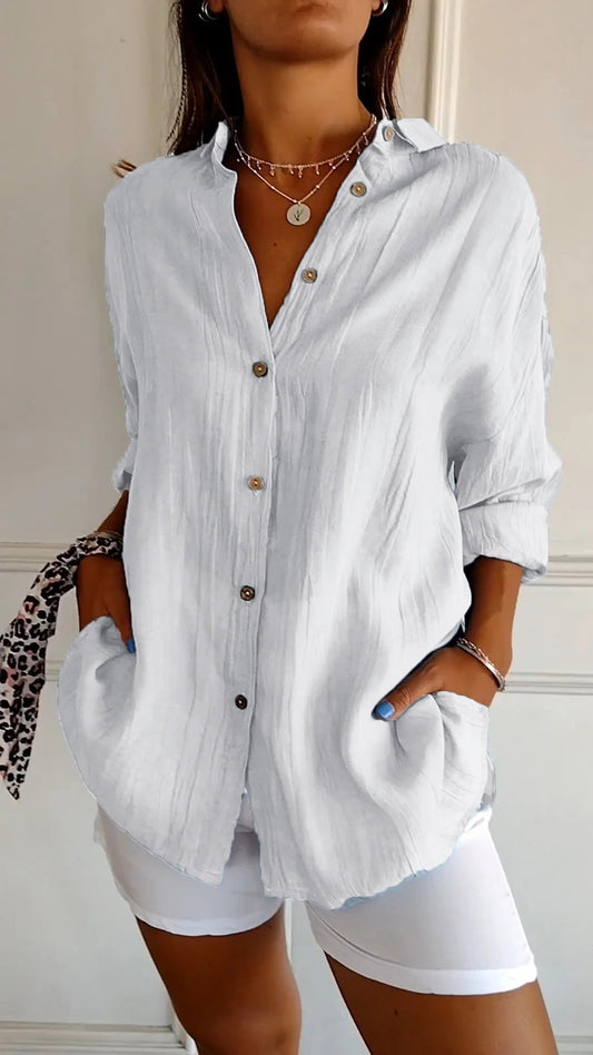 Sasha | Camisa elegante con estilo plisado