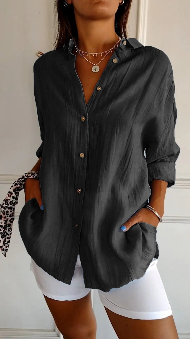 Sasha | Camisa Elegante com Estilo Plissado