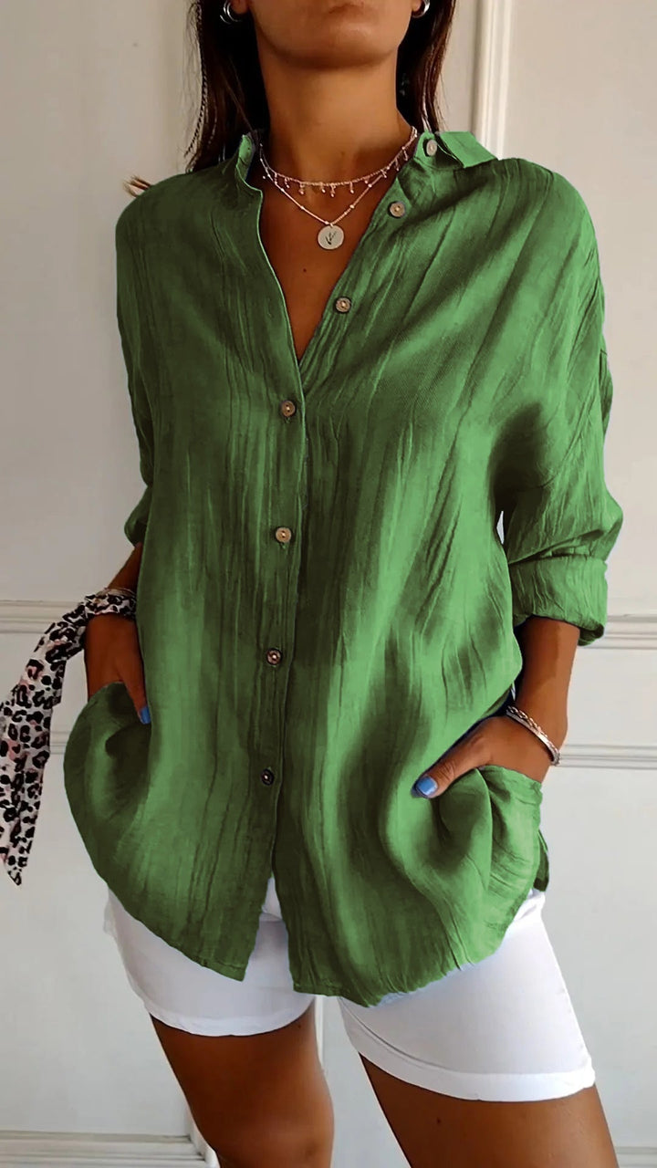 Sasha | Camisa Elegante com Estilo Plissado