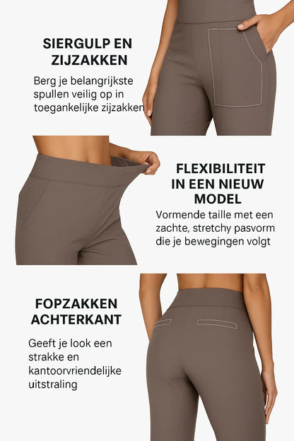 Lia Stretchbukser | Damebukser med behagelig pasform og blødt stretchstof