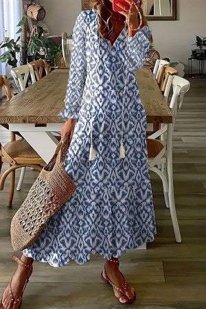 Chanty | Letblomstret Maxi-kjole