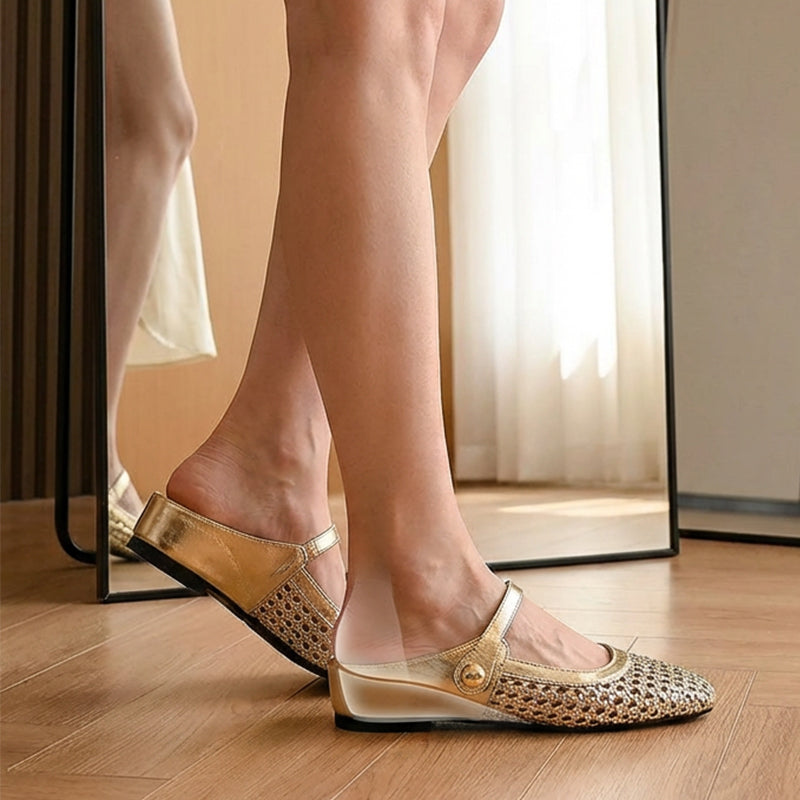 Elyara | Mary Jane Closure Mules