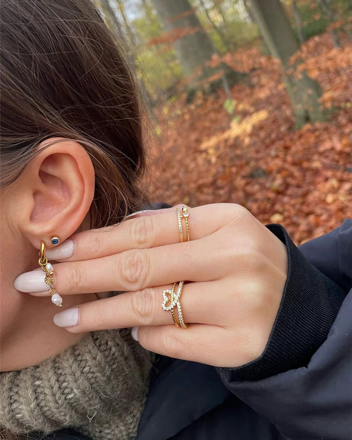 Lyannette | Brincos Sunburst em Ouro 18K