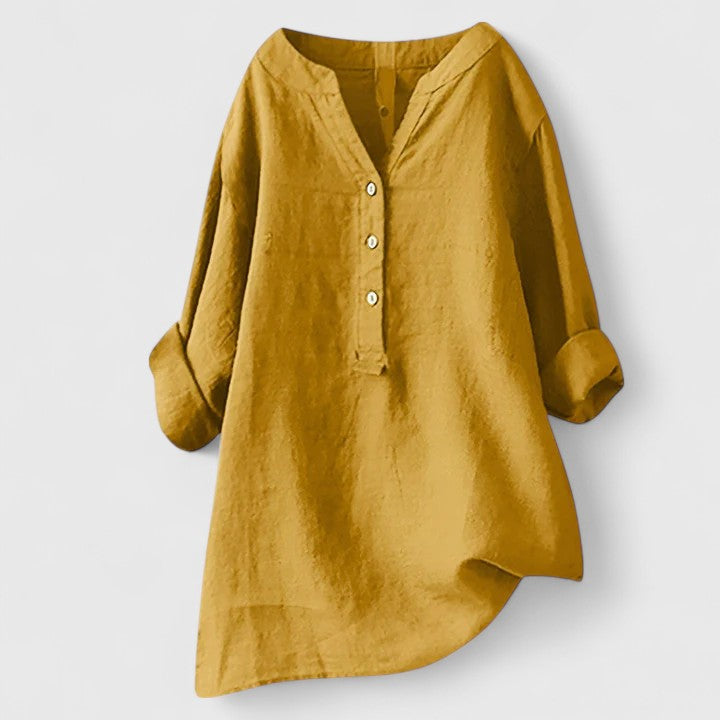 Larienne | Camisa elegante con botones delanteros