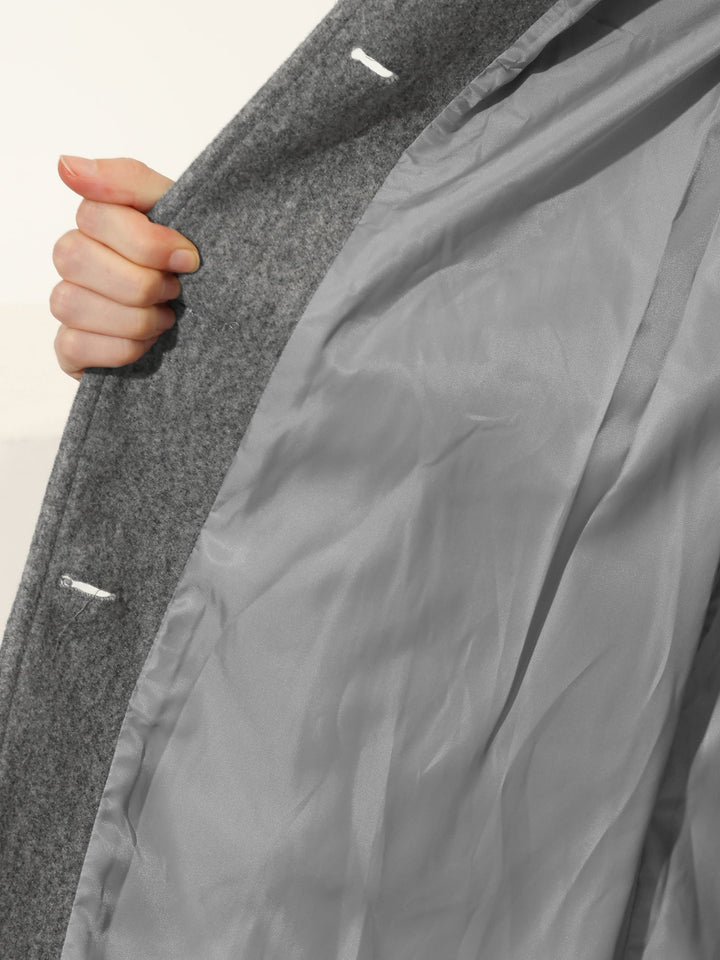 Rosalie – Fit and Flare Button-Front Coat