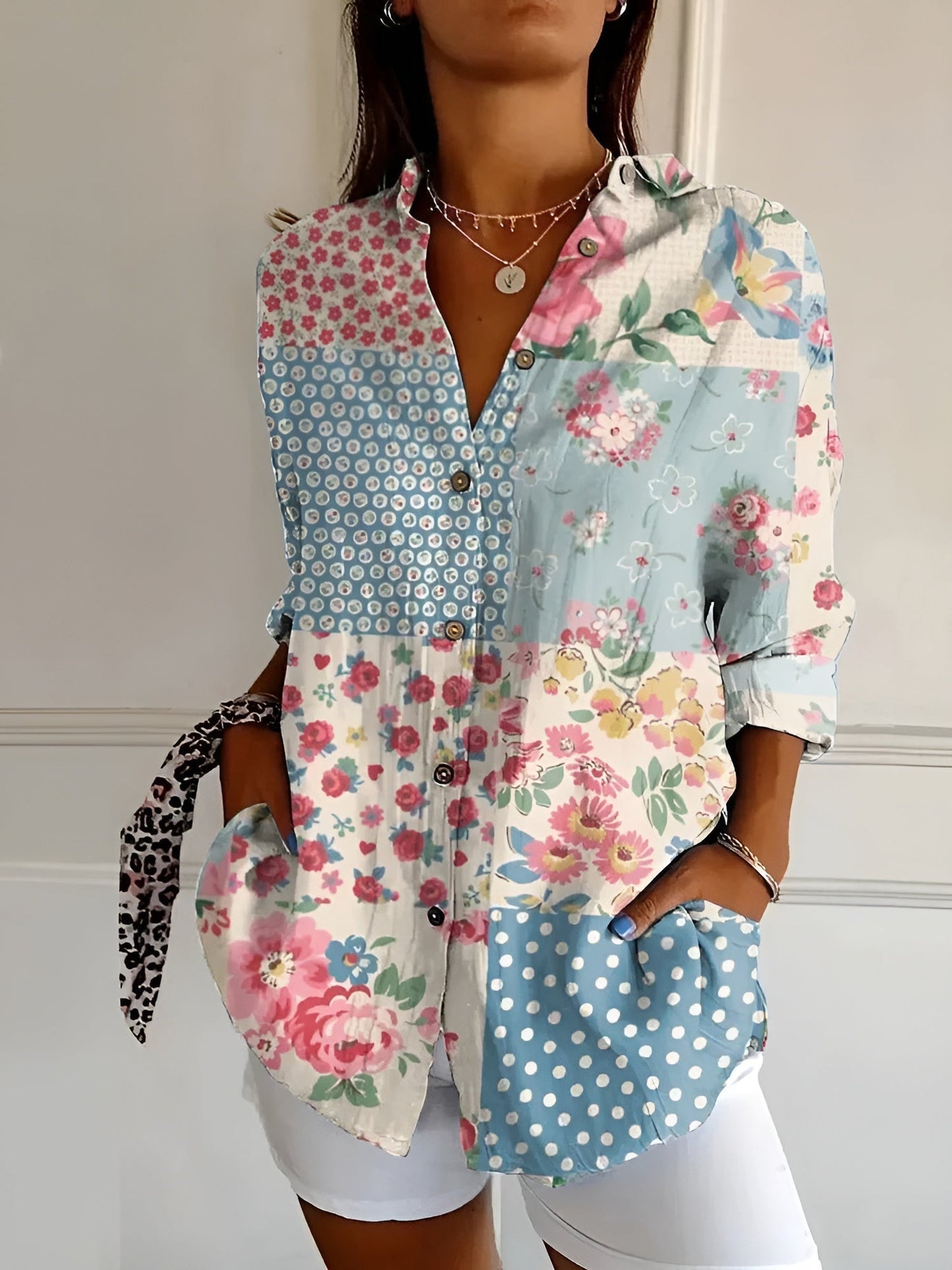 Maia | Blomstret sommerbluse