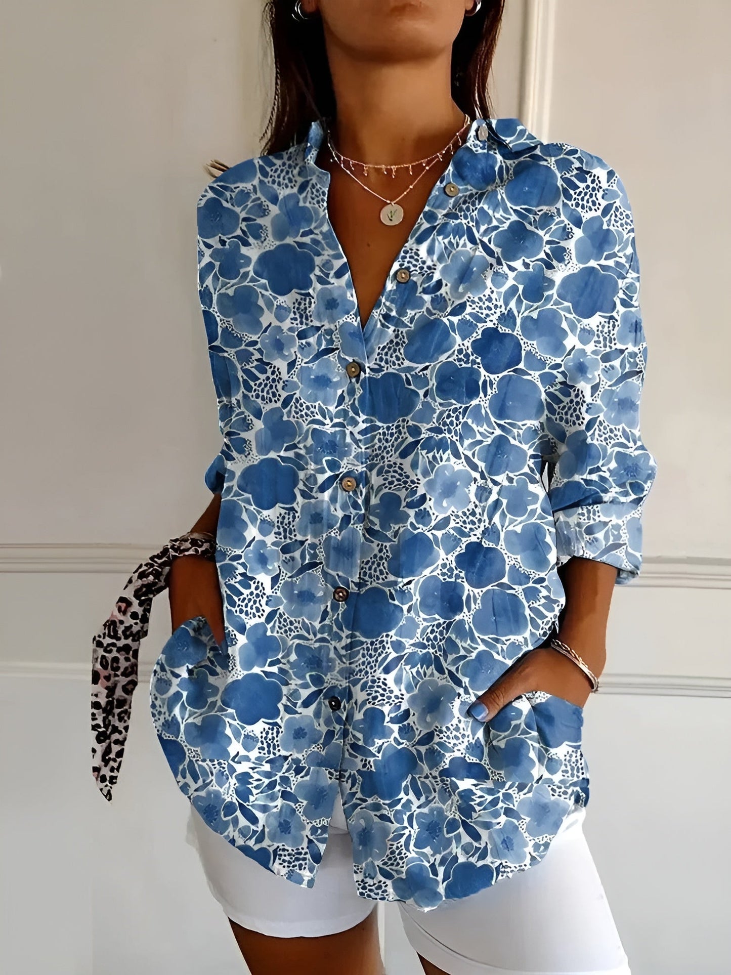Maia | Blomstret sommerbluse