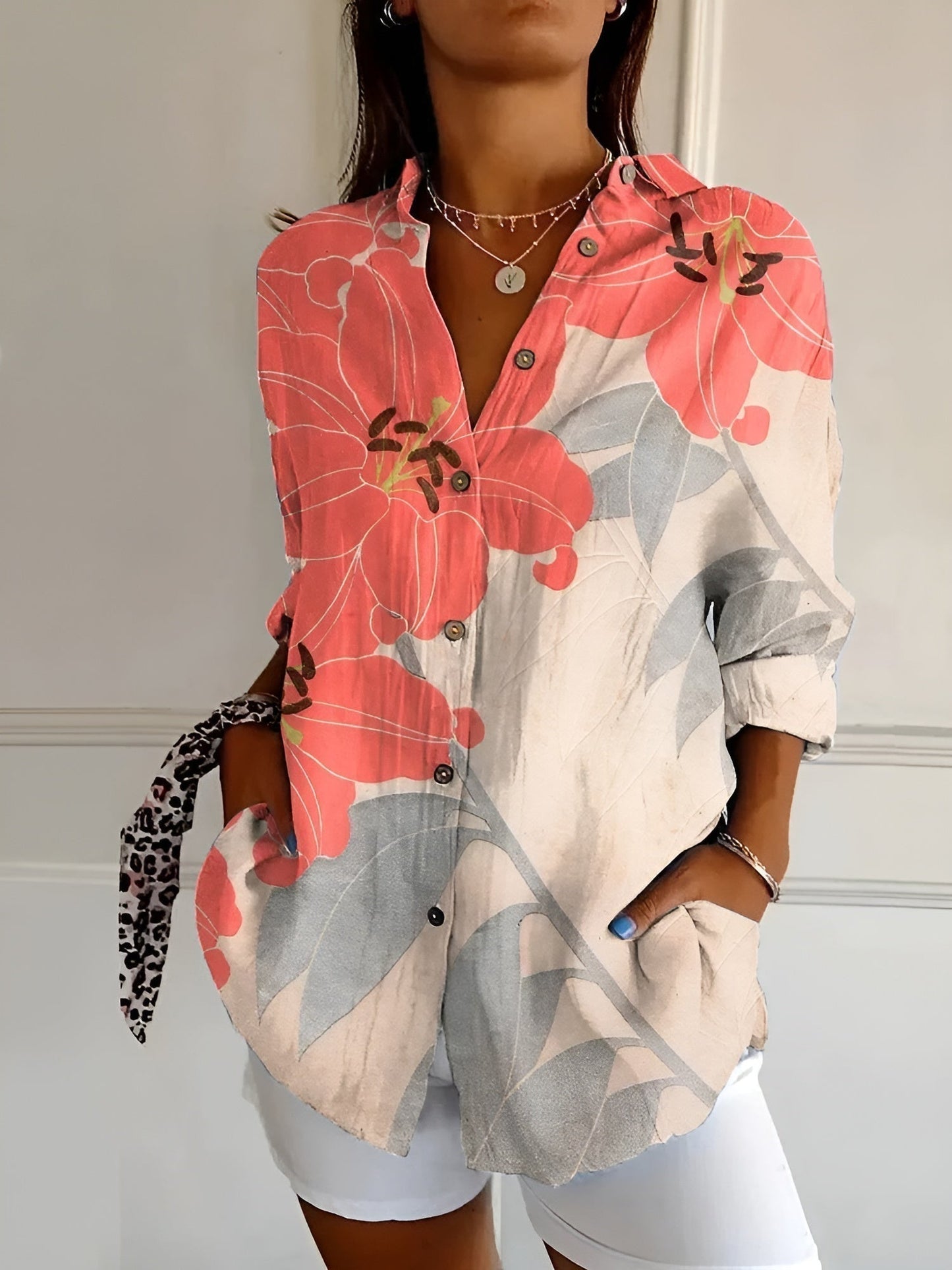 Maia | Blomstret sommerbluse