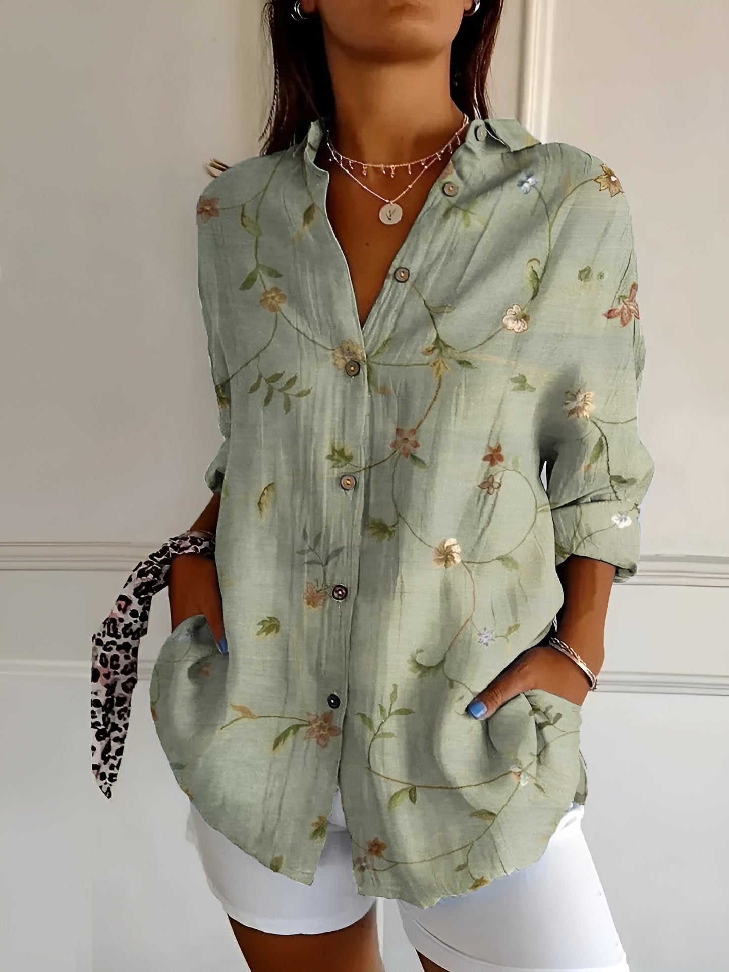 Maia | Blomstret sommerbluse