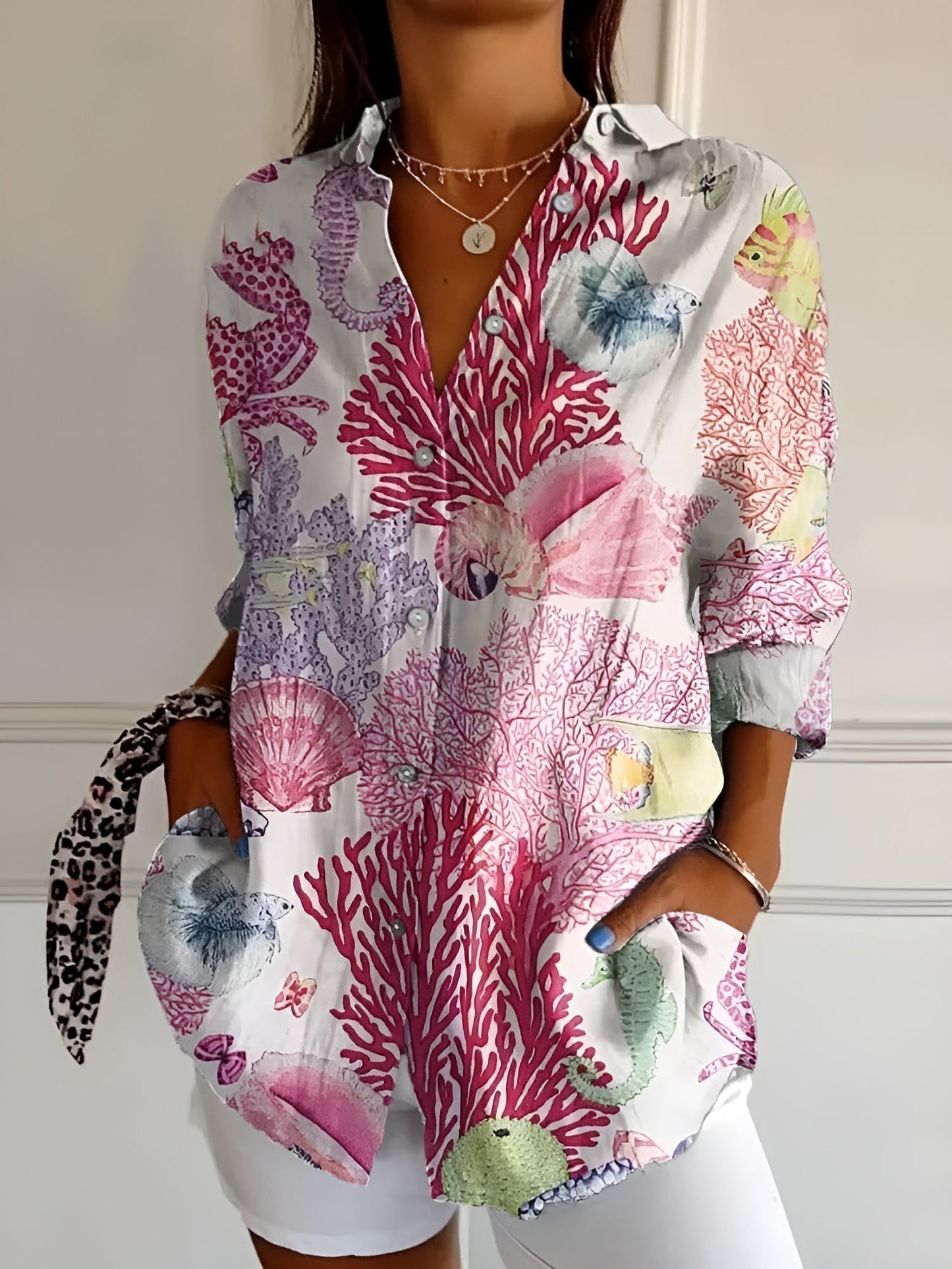 Maia | Blomstret sommerbluse