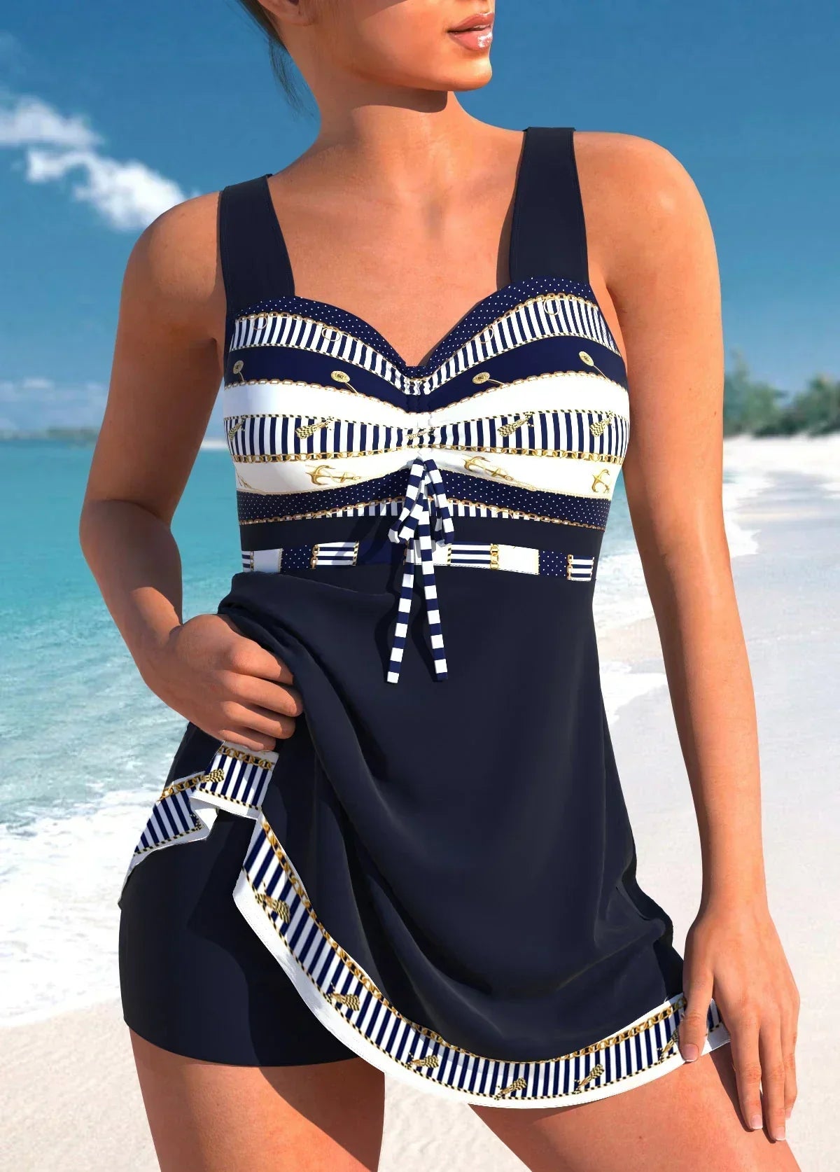 Veronica | One-Piece Nautical Costume